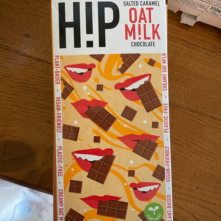 photo of HIP (H!P) Salted Caramel Oat M!lk Chocolate Bar shared by @bettyfranchi on  17 Jun 2022 - review