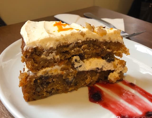 Photo of the dish “Spiced Carrot Cake with Orange Zest Frosting”