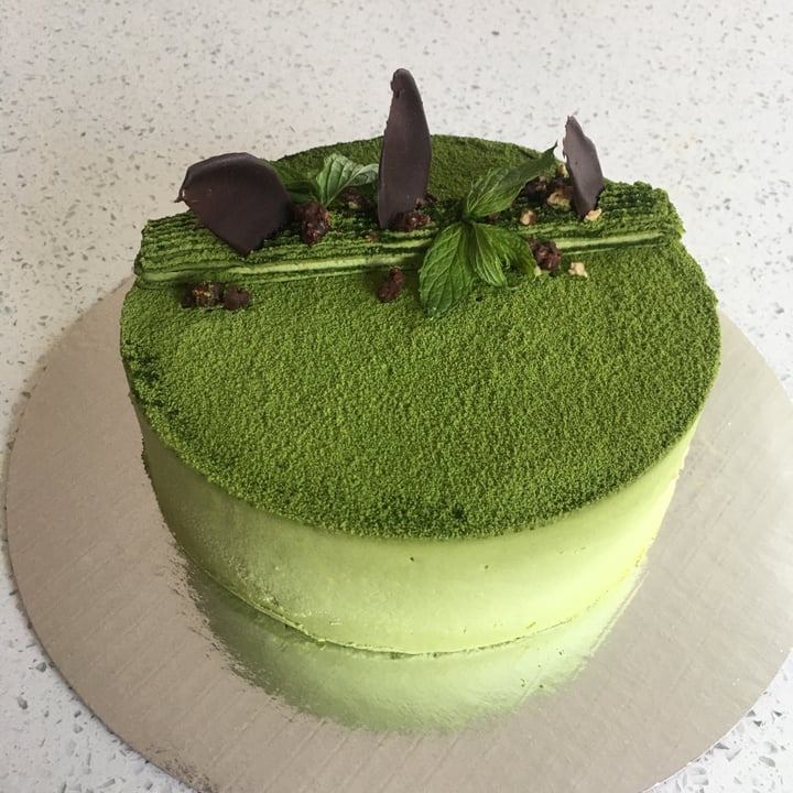 photo of La Petite Noix Vegan Cake Shop - by appointment only Matcha (Green Tea) Mousse Cake shared by @carmenlim on  06 May 2020 - review