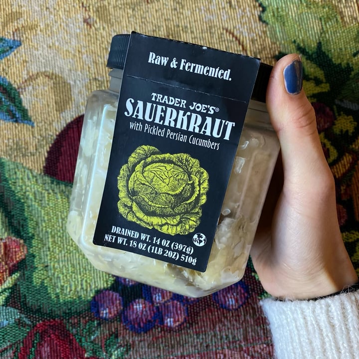 photo of Trader Joe's Sauerkraut shared by @yarilovezzucchini on  18 Jan 2022 - review