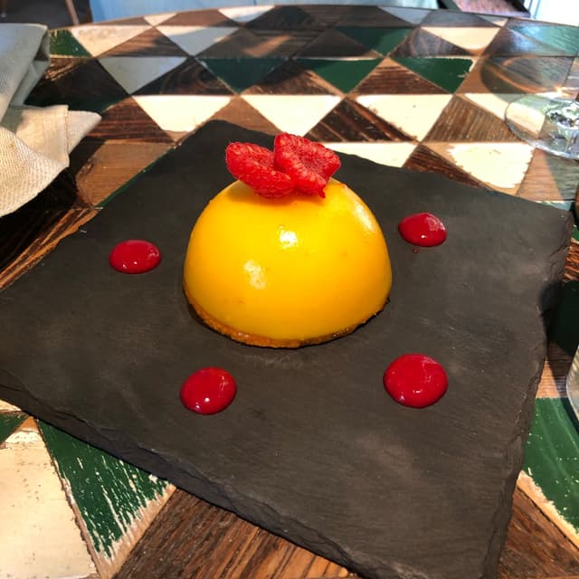 Photo of the dish “Mango cheesecake”