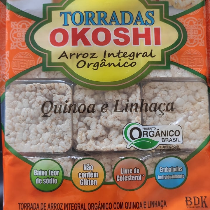 photo of Okoshi torradas okoshi Arroz Integral shared by @aleazeredo on  15 Jun 2022 - review