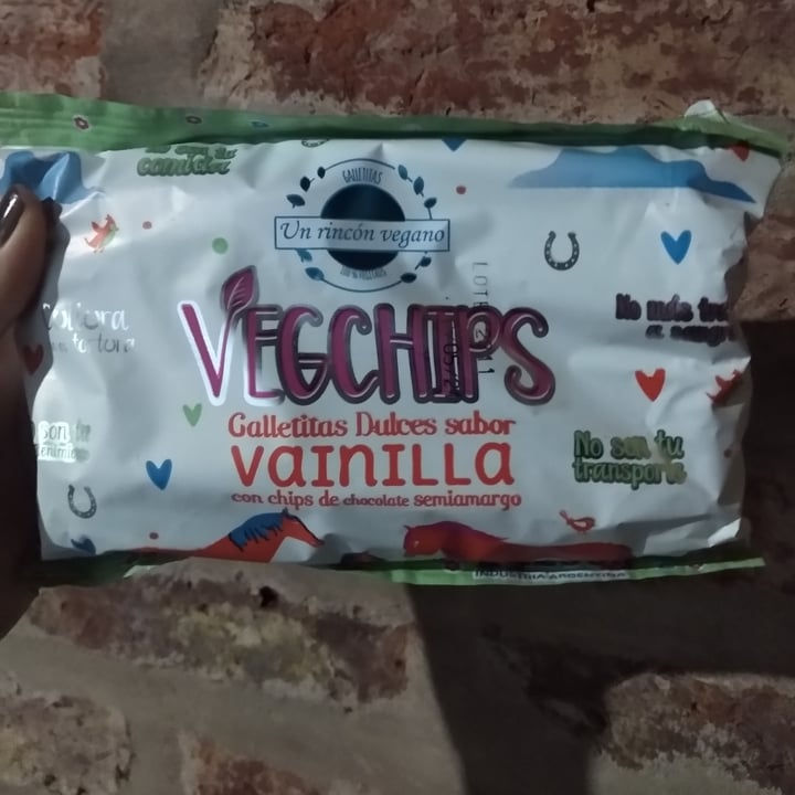 photo of Un Rincón Vegano Vegchips Galletitas Dulce sabor Vainilla shared by @estrellafernandez on  10 Mar 2021 - review