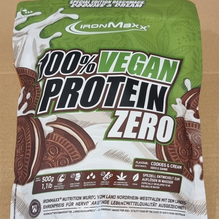 photo of IronMaxx Vegan Protein Cookies & Cream shared by @mariencd on  03 Apr 2022 - review