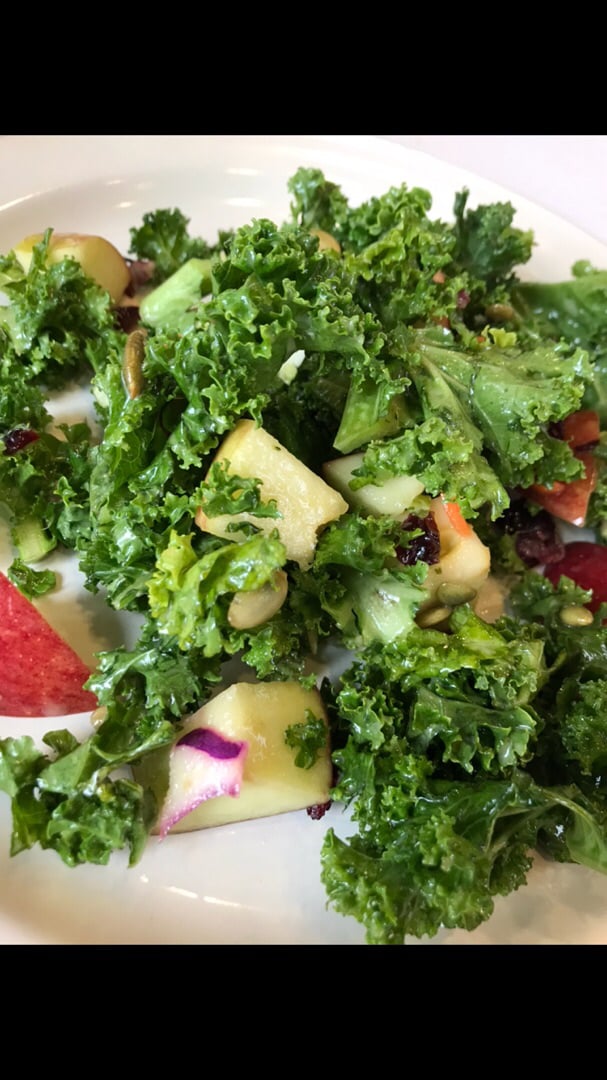 photo of Abe and Annie Seibel Servery Kale and Apple Salad with Pumpkin Seeds shared by @rithikapro on  17 Dec 2018 - review