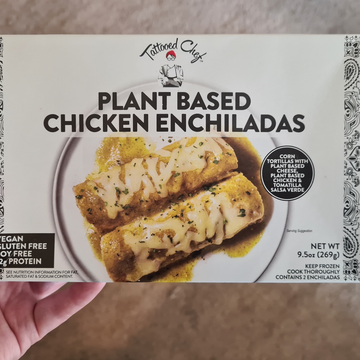 Tattooed Chef Chicken Enchiladas in Salsa Verde Reviews abillion