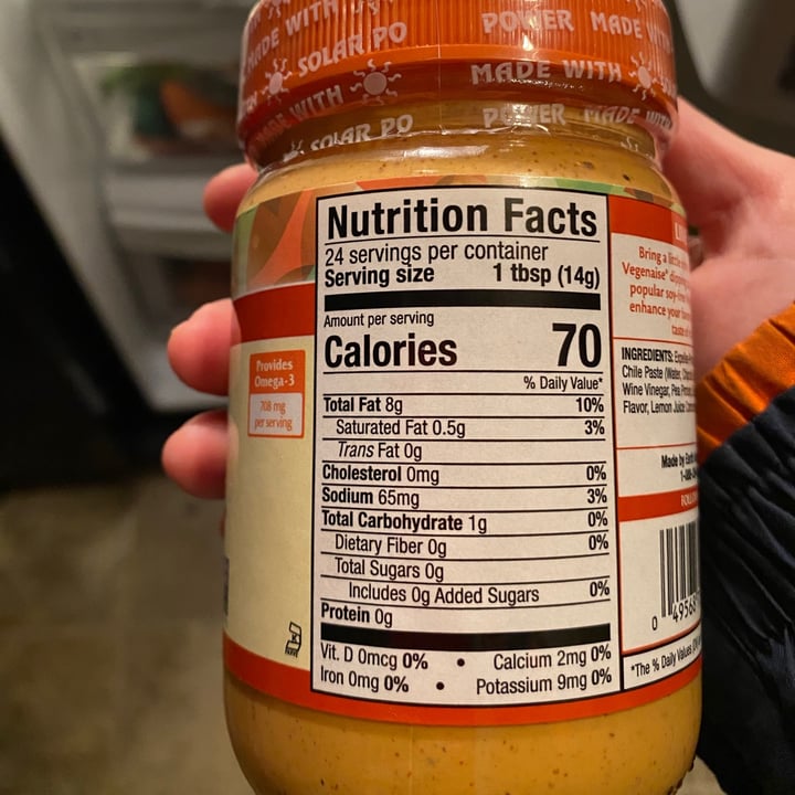 review photo of Follow Your Heart Chipotle Vegenaise shared by @kitkas on 10 Jan 2021 - review