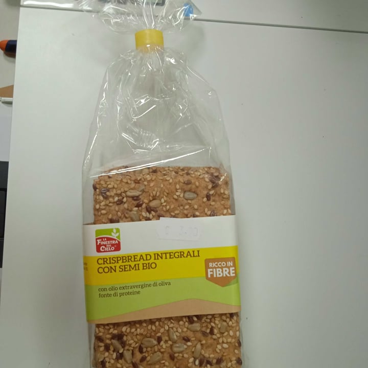 photo of La Finestra Sul Cielo Crispbread Integrali Con Semi bio shared by @cristinalbis on  07 Jul 2021 - review