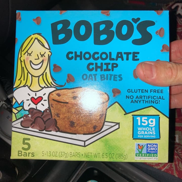 photo of Bobo's Chocolate Chip Oat Bites shared by @jarmaline on  06 Oct 2021 - review