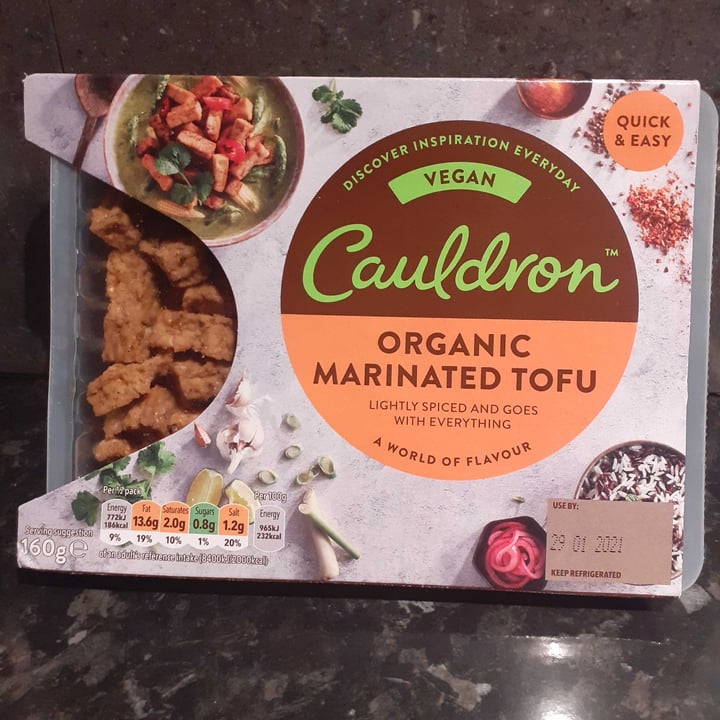 photo of Cauldron Organic Marinated Tofu shared by @chandnibhudia on  24 Dec 2020 - review