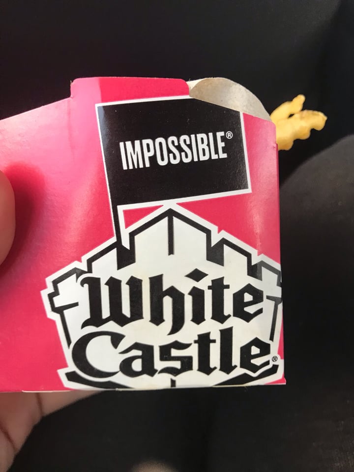 photo of White Castle Impossible slider (No Cheese) shared by @moralvegan on  15 May 2019 - review