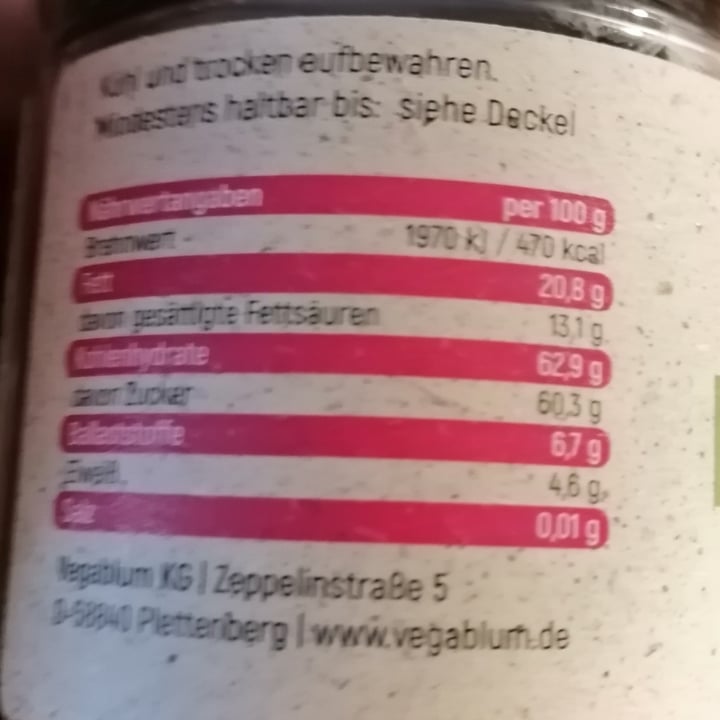 review photo of Vegablum Schoko Linsen shared by @castiel on 01 Dec 2022 - review