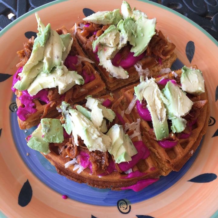 photo of Jessy's Waffles Pulled Jackfruit shared by @cjv on  25 Jul 2020 - review