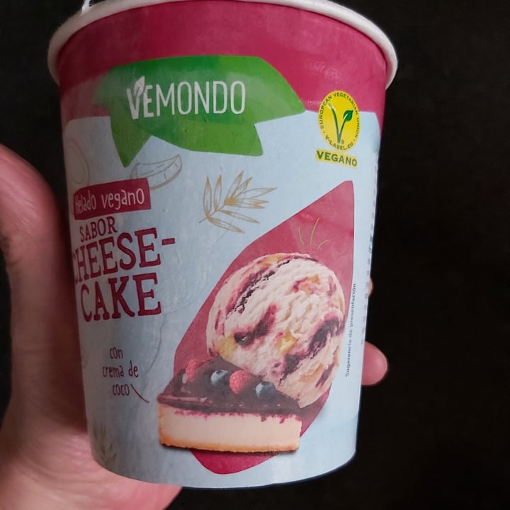photo of Vemondo Helado Vegano sabor Cheese-Cake shared by @roseta on  23 Jun 2021 - review