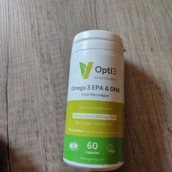 photo of Opti3 vegetology Omega 3 epa e dha shared by @martygio on  23 Jul 2021 - review