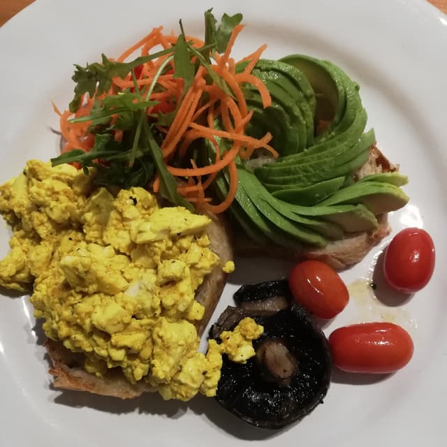Photo of the dish “Scrambled Tofu And Avo Toast”