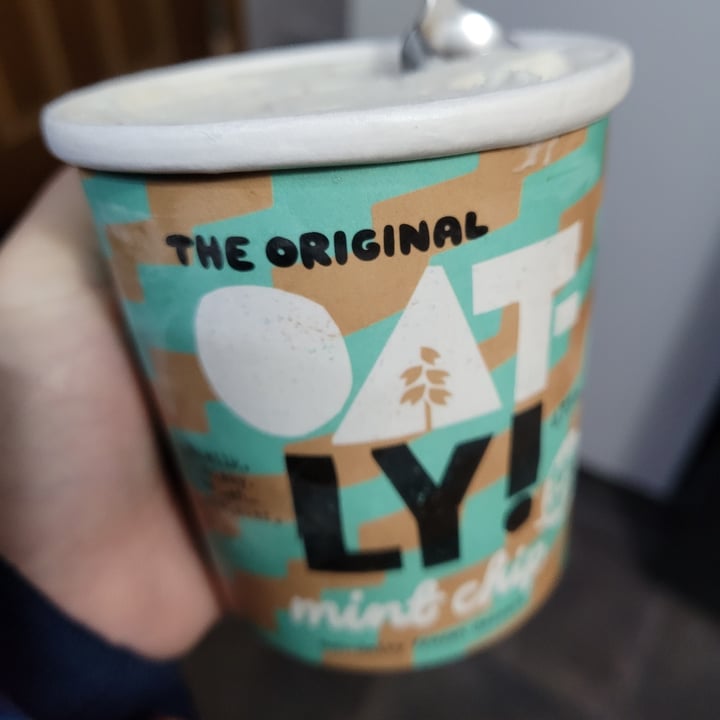 photo of Oatly Mint Chip Non-dairy Frozen Dessert shared by @ellythegeek on  20 Sep 2021 - review