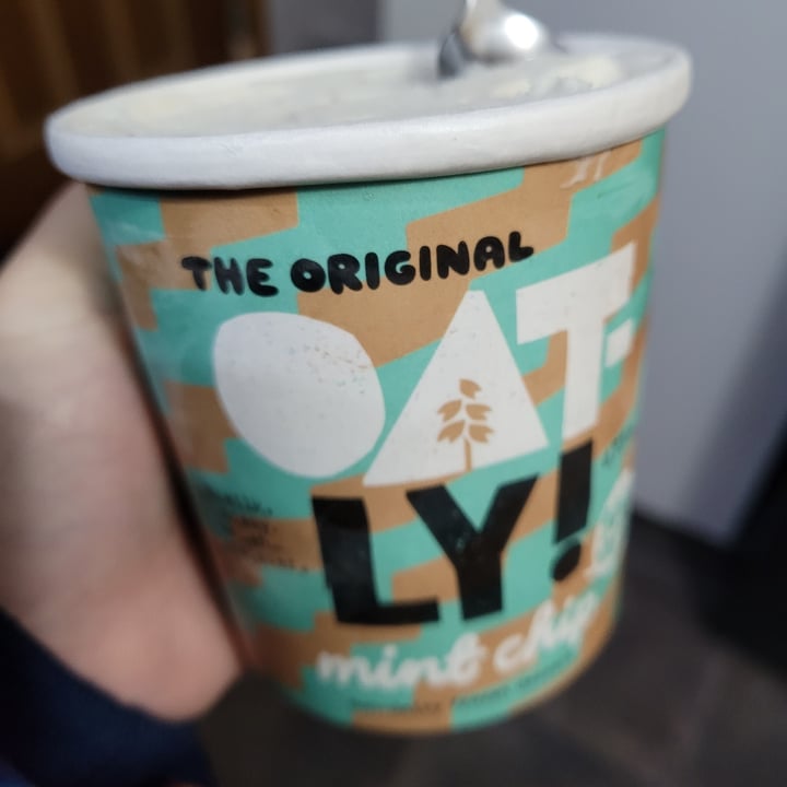 review photo of Oatly Mint Chip Non-dairy Frozen Dessert shared by @ellythegeek on 20 Sep 2021 - review