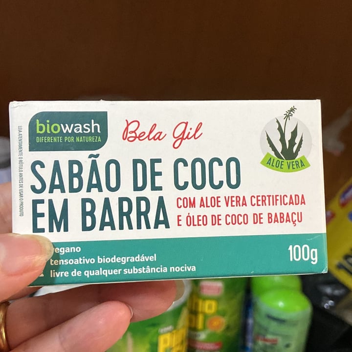 photo of Biowash Sabão de coco em barra shared by @vafc on  24 Apr 2022 - review