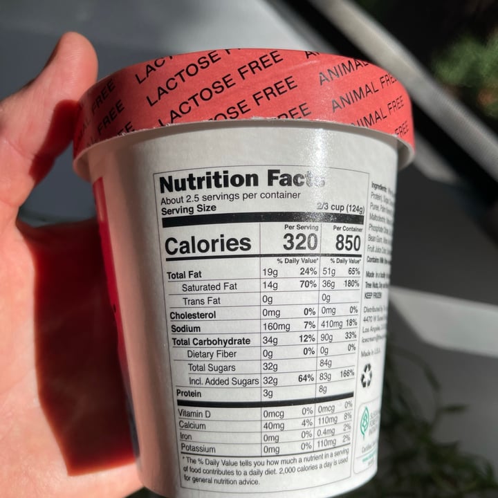 review photo of Brave Robot Brave Robot Raspberry White Truffle Animal-Free Dairy shared by @andygigawatt on 13 Jul 2021 - review