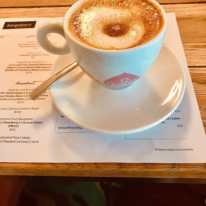 photo of Bespokery Cappuccino with Almond Milk shared by @poshrosh on  31 Jan 2021 - review