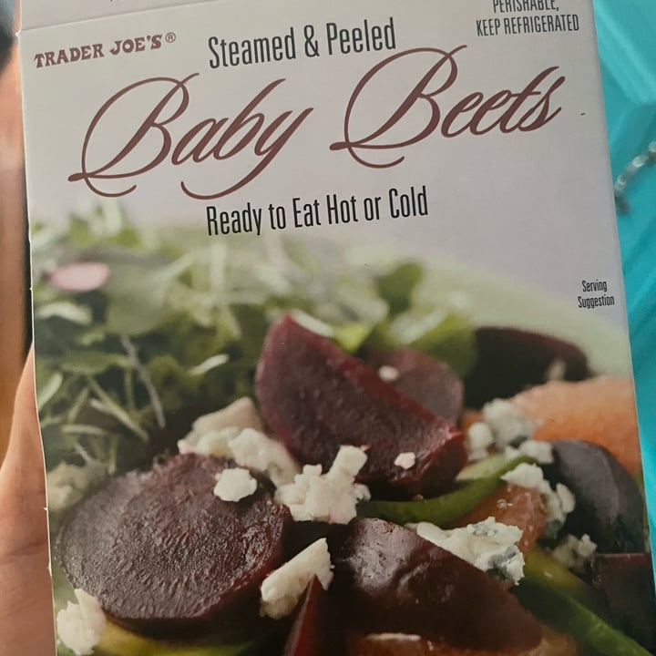 photo of Trader Joe's Steamed & Peeled Baby Beets shared by @clarendiee on  19 Aug 2022 - review