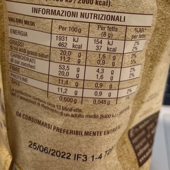 review photo of Mulino Bianco Mini Fette Con Cioccolato Fondente shared by @symarcelli on 02 May 2022 - review