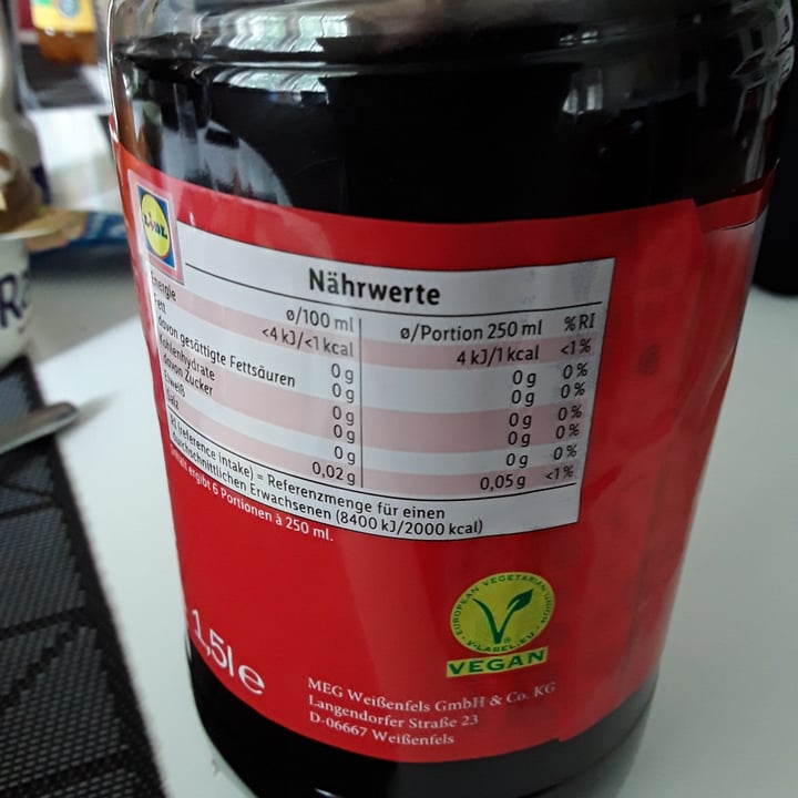 photo of Freeway Freeway Cola Zero shared by @lunavegan on  10 Jun 2022 - review