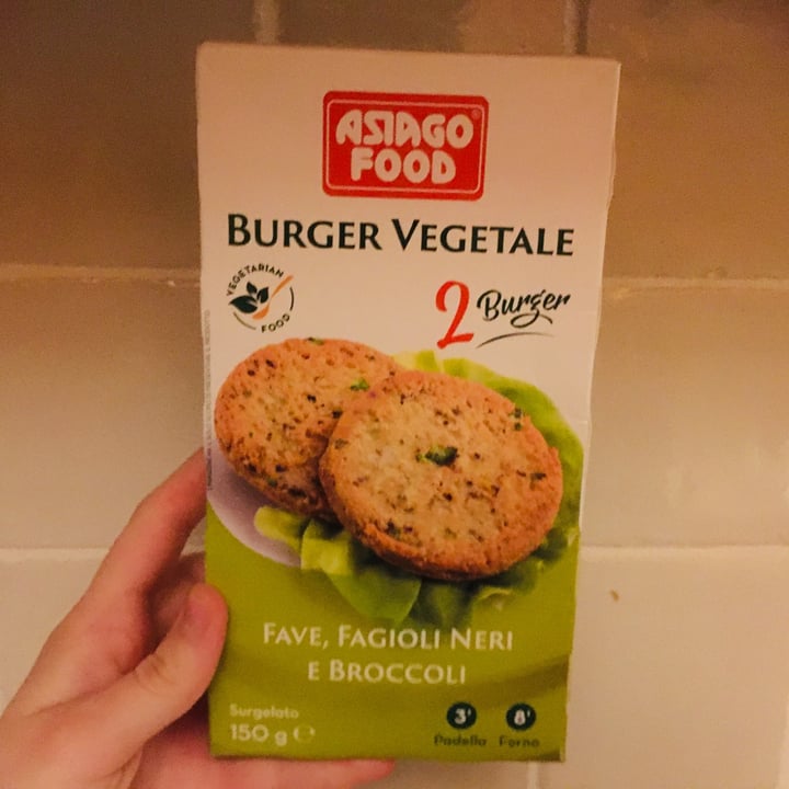 photo of Asiago food Burger vegetale shared by @veganlu on  23 Jan 2022 - review