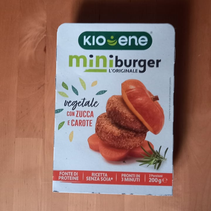 photo of Kioene Mini Burger Zucca E Carote shared by @moniberni on  11 Apr 2022 - review