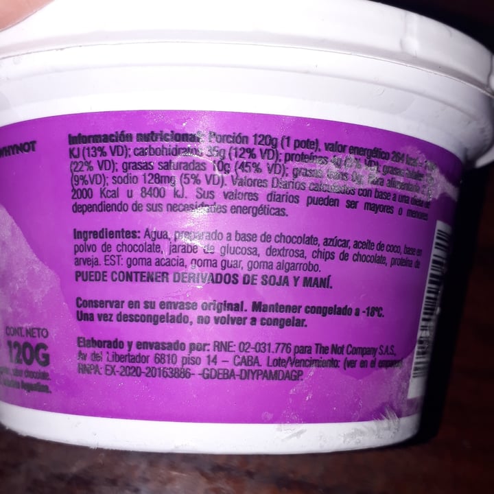 review photo of NotCo Not Icecream Chocolate Chips shared by @luli97 on 24 May 2021 - review
