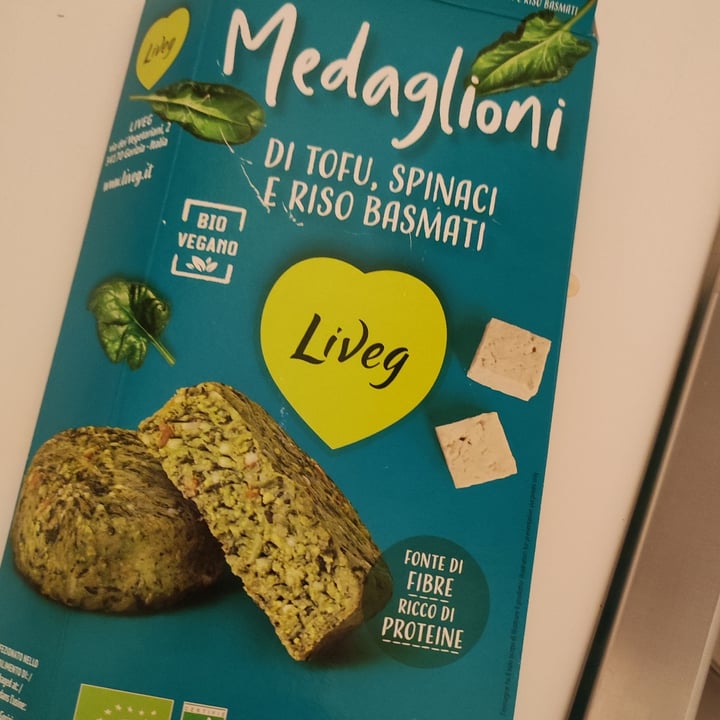 photo of Liveg Medaglioni di tofu spinaci e riso basmati shared by @lagaia on  14 Oct 2022 - review