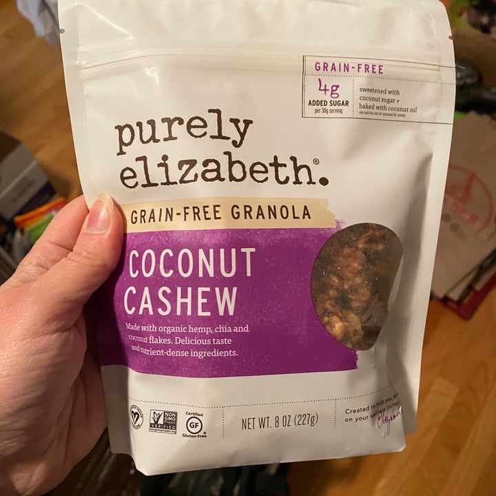 photo of Purely Elizabeth Banana nut granola shared by @farmfamily66 on  31 Dec 2020 - review