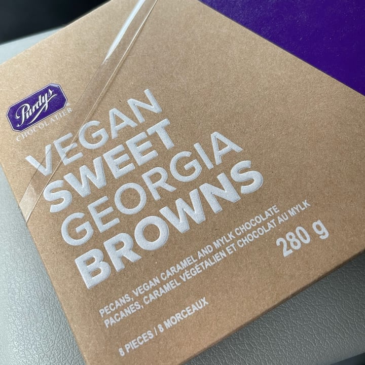 photo of Purdy's Chocolatier Vegan Sweet Georgia Browns shared by @goodkarmavegan on  22 Jan 2022 - review