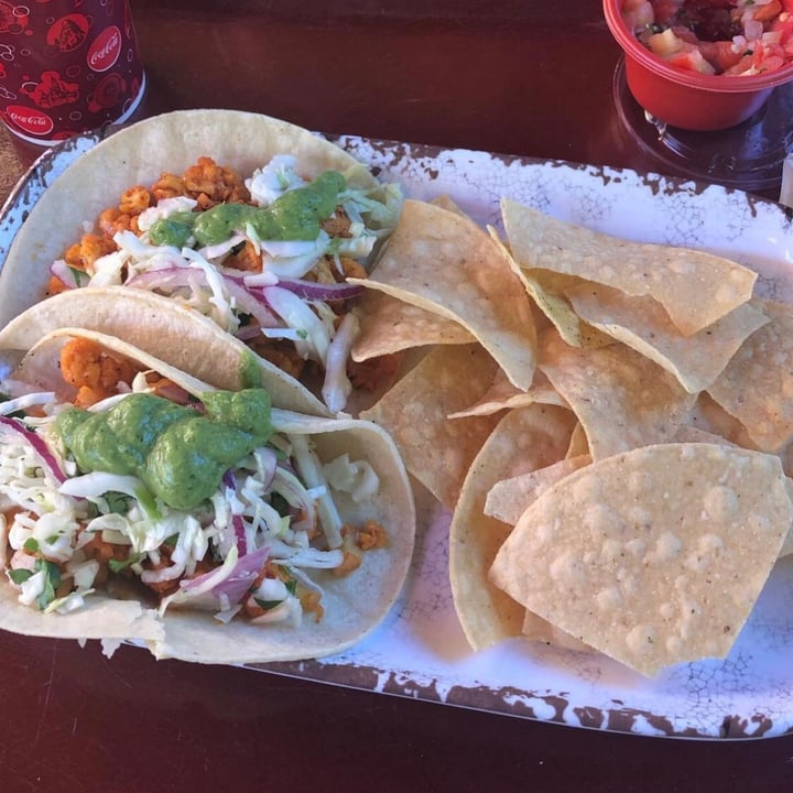 photo of Rancho del Zocalo Restaurante Cauliflower Tacos shared by @thetasmom13 on  03 Jun 2021 - review