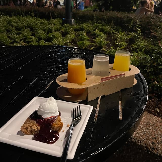 Photo of the dish “Banana Bread with Mixed Berry Compote”