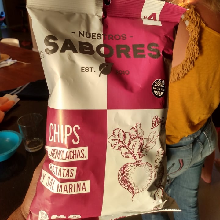 photo of Nuestros Sabores Chips de Remolacha, Batata y Sal Marina  shared by @oaki2020 on  10 Jan 2021 - review