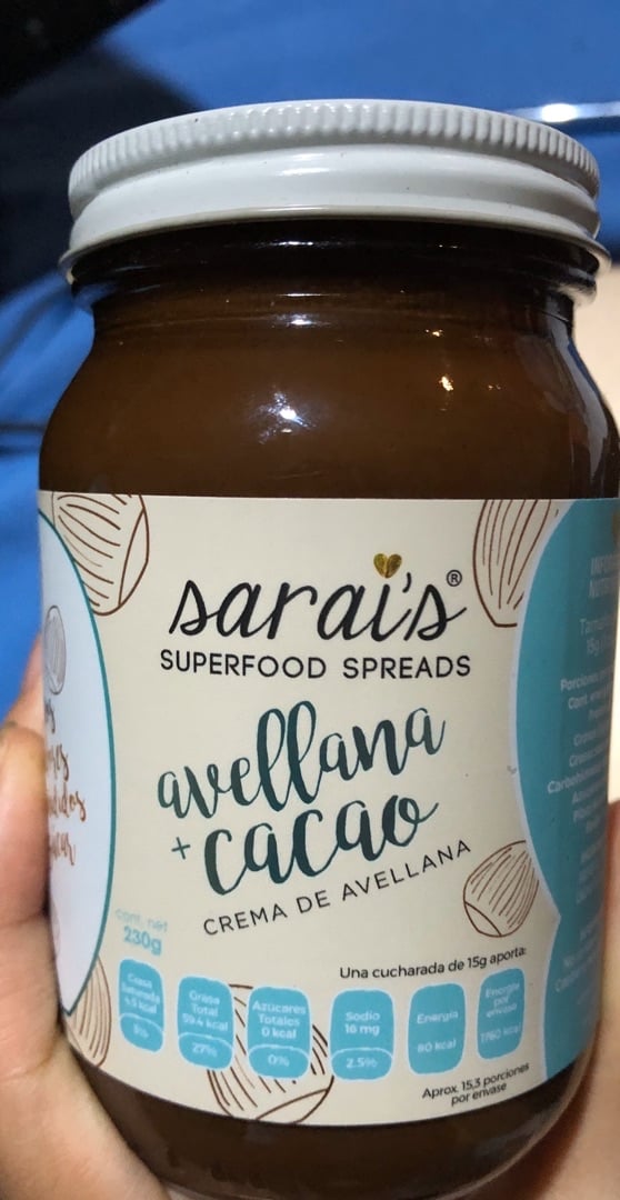 photo of Sarai’spread Avellana cacao shared by @verdecomolasplantas on  02 Apr 2020 - review