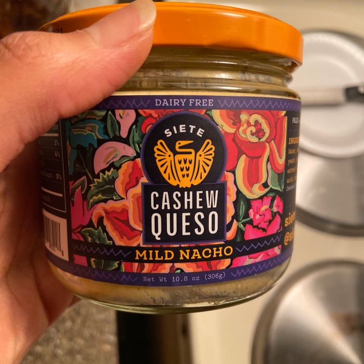 review photo of Siete Family Foods Mild Nacho Cashew Queso shared by @veganflowerchild on 02 Nov 2020 - review