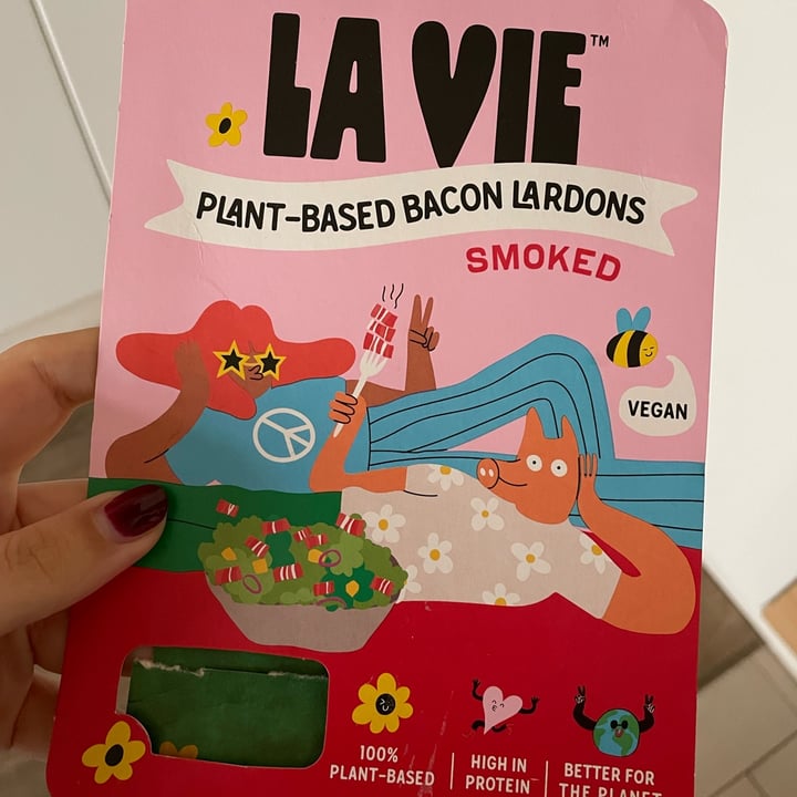 review photo of La Vie Foods lardons végétaux fumés shared by @laricettaveg on 09 Nov 2022 - review