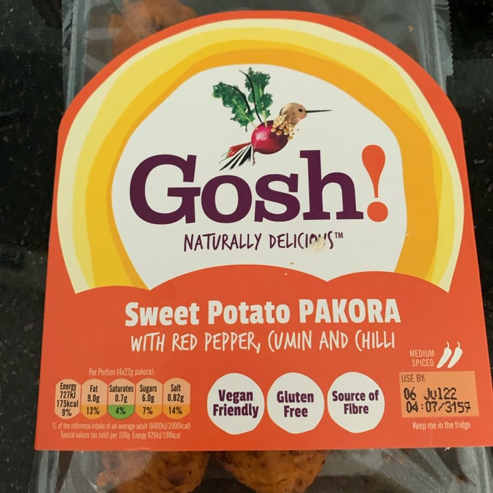 photo of Gosh! Sweet Potato Pakora shared by @suefletcher on  24 Jun 2022 - review