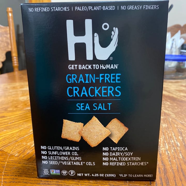 photo of Hu Kitchen Grain-Free Crackers: Sea Salt shared by @andrienna on  17 Dec 2020 - review