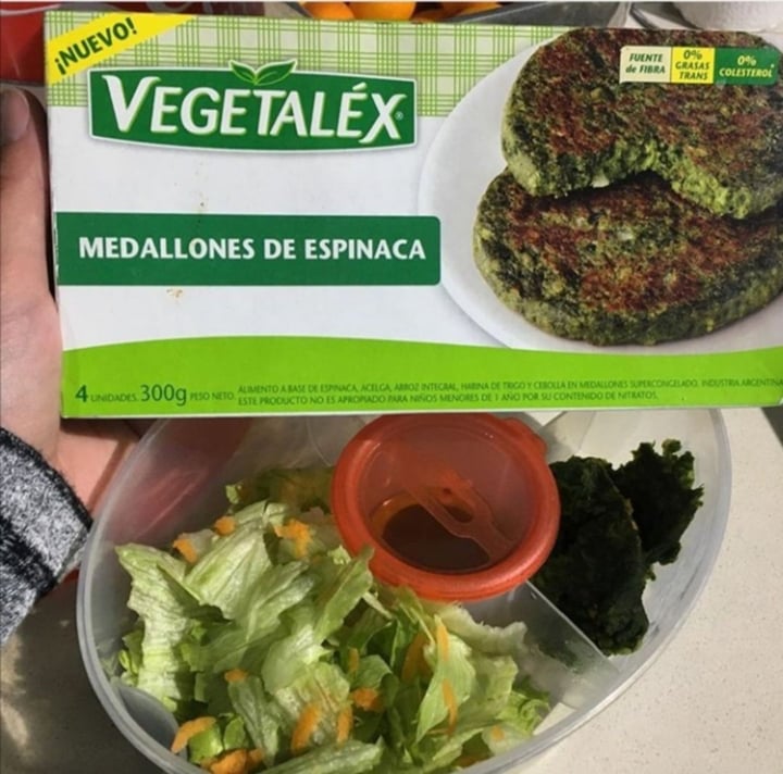 photo of Vegetalex Medallones de Espinacas shared by @chilevegano on  19 Mar 2020 - review