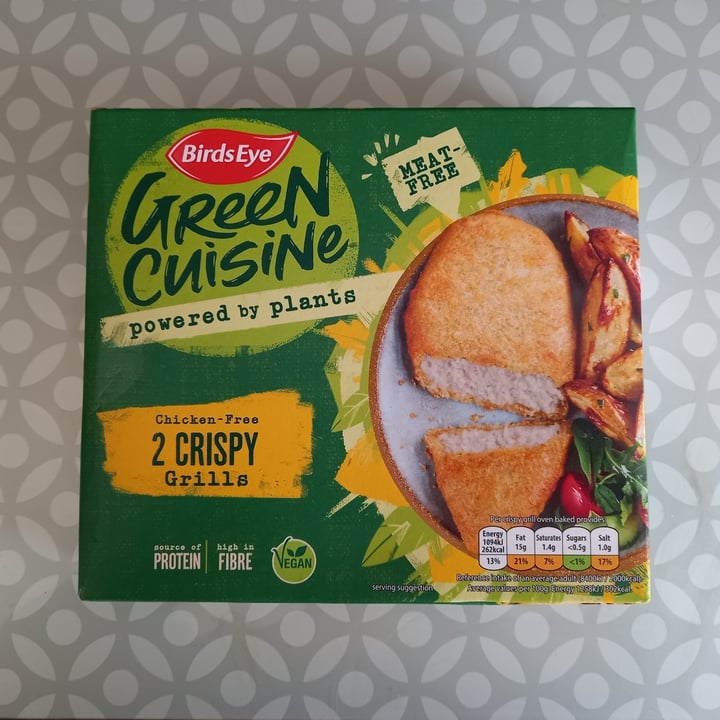 photo of Bird's Eye Green Cuisine Chicken Free 2 x Crispy Grills shared by @trailrunningman on  03 Apr 2022 - review