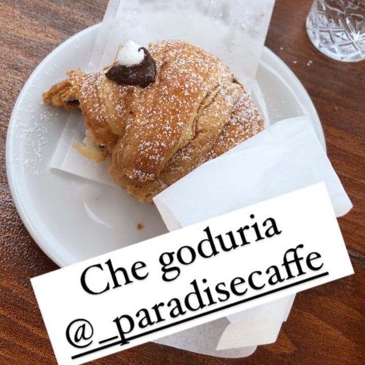 review photo of Paradise Caffè Brioche vegan shared by @simonastefani on 16 Jun 2022 - review