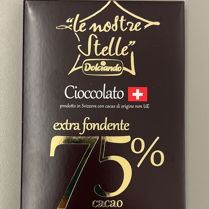 photo of Dolciando Cioccolato Svizzero extra fondente 75% shared by @sattvavibes on  20 Jan 2022 - review
