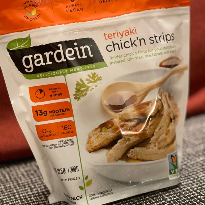 photo of Gardein Teriyaki Chick`n Strips shared by @greenbovine on  22 Mar 2021 - review