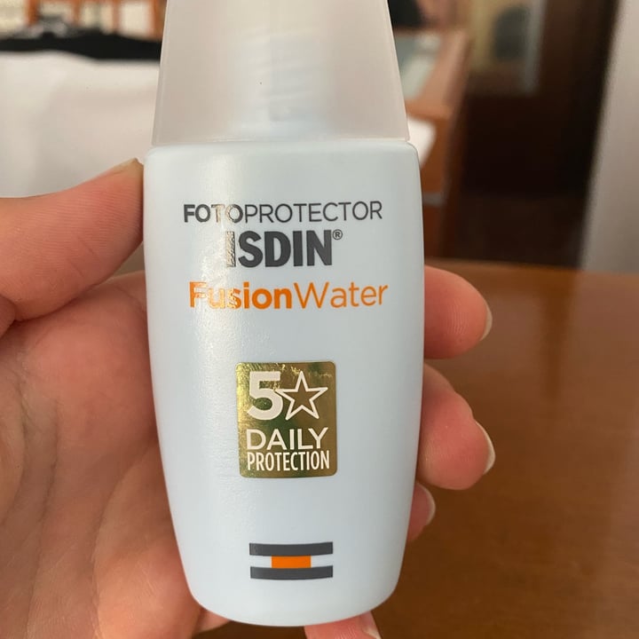 photo of Isdin Fotoprotector Fusion Water shared by @veggiejessie on  26 Jun 2022 - review