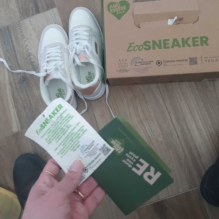 review photo of Amo essere eco Sneacker Shoes shared by @fruka19 on 15 Apr 2022 - review
