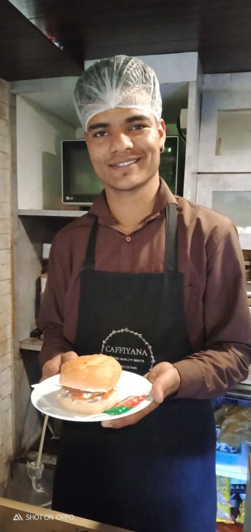 photo of Cafiyaana: Brew cafe Customized Vegan Burger shared by @gauravjain on  17 Feb 2020 - review